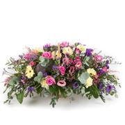 Pastel Shades Funeral Basket