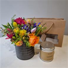 Spring in a Tin Gift Set with St Eval Candle