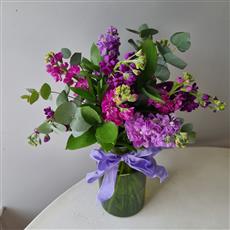 Scented Stocks Vase