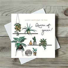 Alice Scott Queen of Green Plants Card