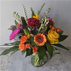 Signature Summer Bouquet - The 'Vibrant' Vase Arrangement