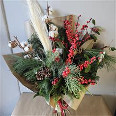 Seasonal Christmas ECO Florist Choice Hand-Tied 