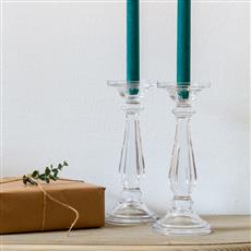 Glass Candlestick Tilbury