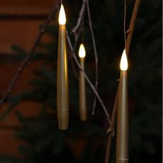 Gold Magical Floating Candles with Wand Remote Control